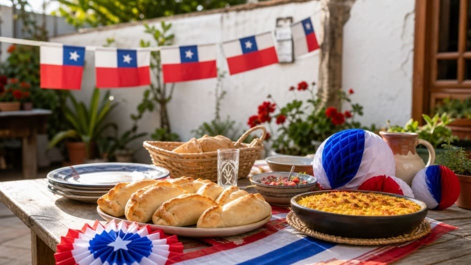 gastronomia fiestas  patrias de chile